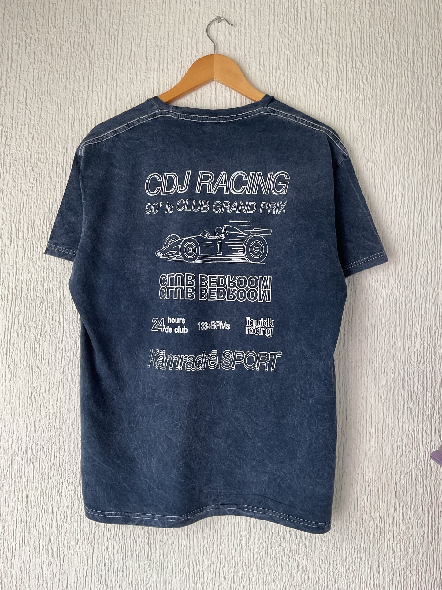 CDJ Racing Tee - Blue Acid Mix -