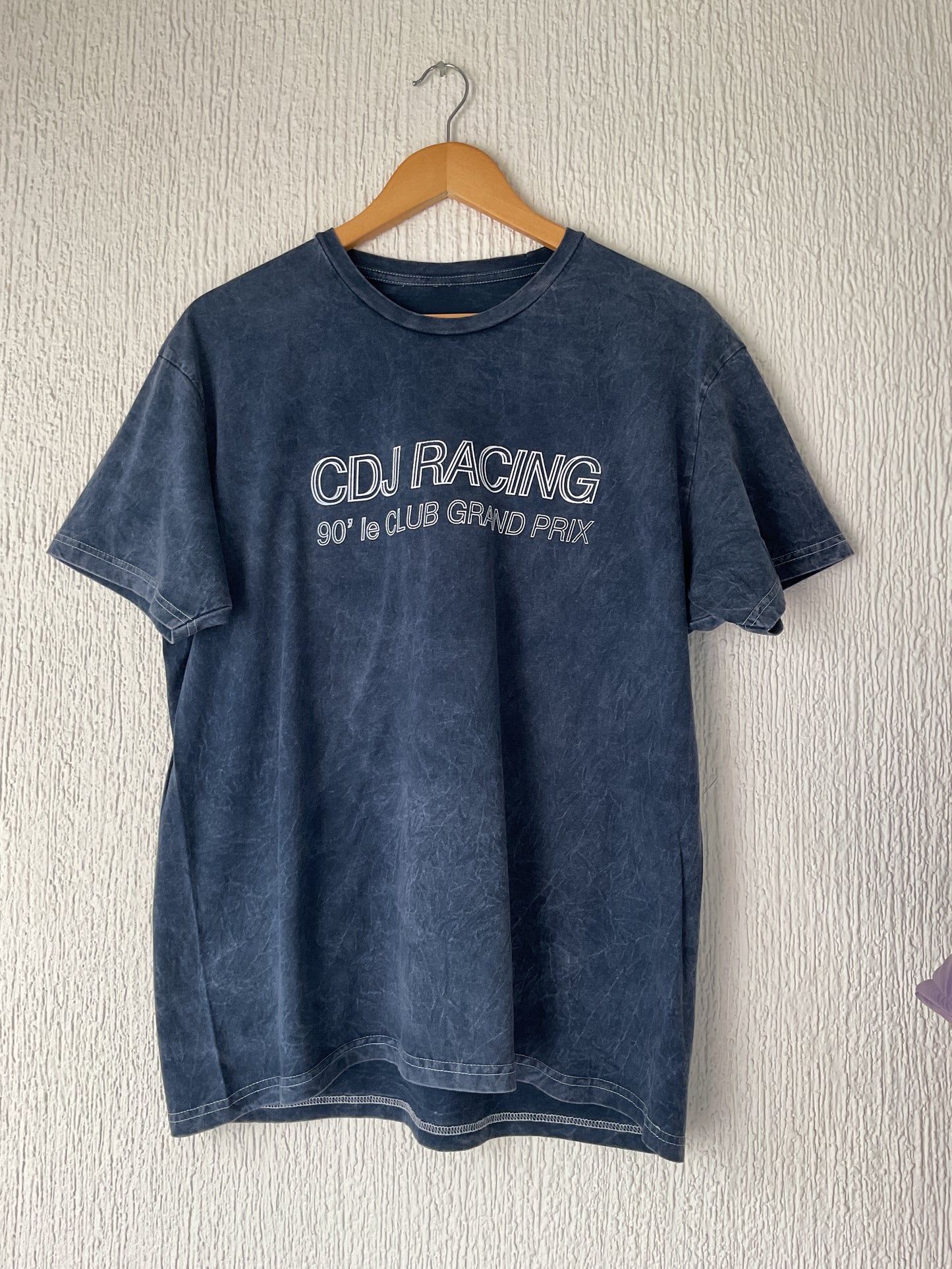 CDJ Racing Tee - Blue Acid