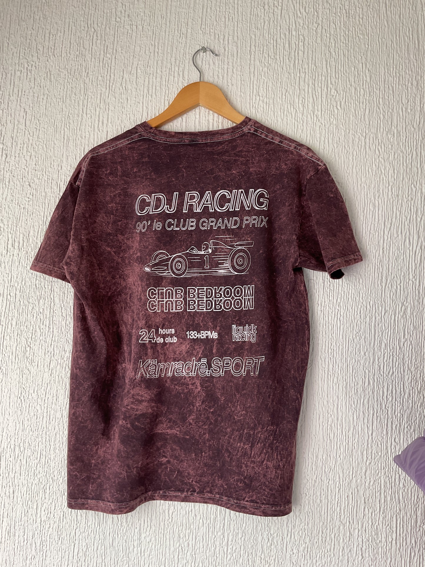 CDJ Racing Tee - Red Acid