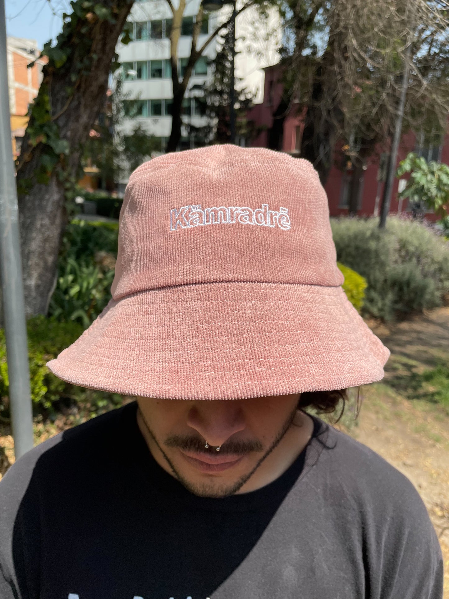 Corduroy Rose Bucket Hat