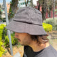 Corduroy Black Bucket Hat